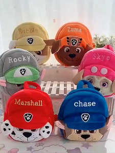 Plush/Soft Type Bag Cartoon Character Kids Backpack 7 inches Bag for Baby Boy and Girl. Toddlers/ Kinder School Bag