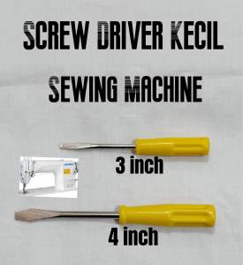 Screwdriver sewing machine/Screw Driver mesin jahit/1Set(2Pcs)/Mini Screw Driver/Suitable for all Sewing Machine