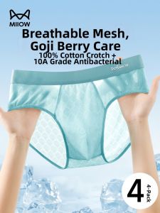 MiiOW | Breathable Antibacterial Ice Silk Mens Briefs