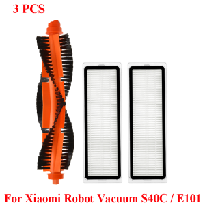 Bàn Chải Chính Bàn Chải Bên Và Bộ Lọc Hepa Chính Hãng Xiaomi Robot Vacuum S40C/E101 - Phụ kiện/Phụ Tùng Thay Thế Cho Máy Hút Bụi
