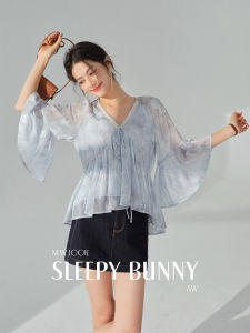 Áo Sơ Mi Chiffon Dáng V-Cổ Thiết Kế Voan Nhẹ Nhàng Ngọt Ngào và Elegance cho Phụ Nữ