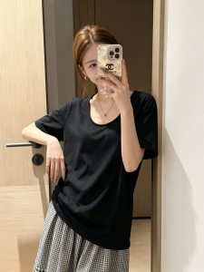 YUANYA | Korean Style Pink New Release Elegant Loose Casual T-Shirt