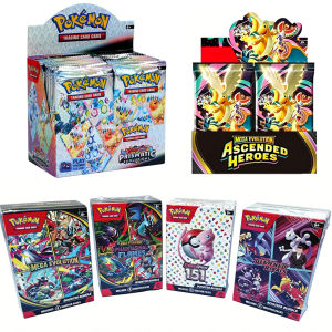 Bandai | 72/360Pcs Pokemon Card Scarlet Violet 151 DR Bright Stars Prismatic MEGA EVO AH ME01 English Booster Battle Collection Cards