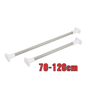 Tiang gorden fleksibel tongkat pipa ajaib tongkat jemuran tongkat gorden tiang gorden tiang jemuran tisng kamar mandi tiang kolong dapur tiang serbaguna stainles