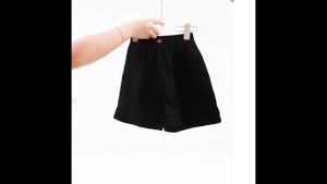 MiniBee - Setelan Anak | Atasan Putih & Celana Hitam Anak Perempuan – Gaya Elegan Korea | Putih & Hitam