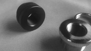 Đầu Nối Ống Làm Mát Bằng Nước Nén Ren G1/4 16mm Vòng Đệm Mài Mòn 25mm Màu Đen/bạc Đồng