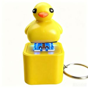 2026 NEW Keycap Style Cute Little Yellow Duck keycaps Keychain Personality Key Cap for Mechanical Keyboard Cherry With LED Light