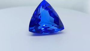Natural Brazil Blue Topaz 40.0 Cts. Trillion Cut Eye Clean Grade AAA+ Loose Gemstone