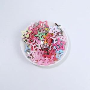 50pcs/lot Metal Colorful Kids BB Hair Clips Y2K Star Hair Clips For Broken Hair Clip Bangs Hair Clip Girls Y2K Style Hair Clips