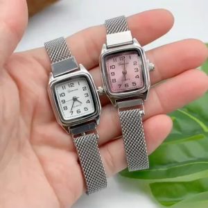 GENEVA นาฬิกาผู้หญิง แฟชั่น แบรนด์แท้ แบบทางการ สาย สแตนเลส แบบแม่เหล็ก ขนาด 22-30 มม แถมถ่านฟรี