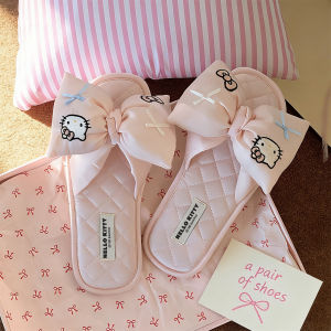 XIXITIAO | Slip-Resistant Bow Detail Slippers