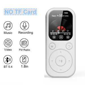 MP3 Player Type-C Portable Walkmen Bluetooth 5.4 Compatible E-Books Recording Sports FM Radio Music Player with 32G/64G TF Card