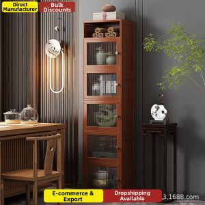 Non-wood Chinese-style Display Cabinet for Teaware