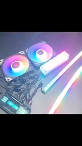 Bộ Hub Coolmoon PA-1 Đổi Màu Theo Nhạc Dùng Cho Fan Led RGB Có Điều Tốc PWM - Màu Đen / Trắng