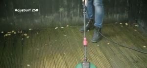 Bosch รุ่น AquaSurf 250 Patio Cleaner หัวขัดทําความสะอาดพื้น 25 ซม. (135 Bar Max) (F016800486)