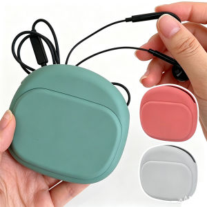 Multifunctional Silicone Small Item Storage Case / Earphone & Data Cable Protective Box / Lightweight Carry Purse for Daily Coins Lipstick Keys Storage