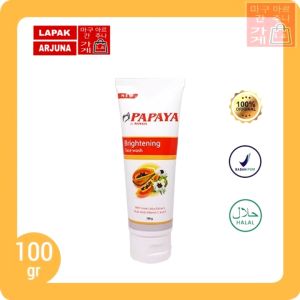 Mamaya Papaya Brightening Face Wash BPOM Resmi Bersertifikasi Halal 100gr
