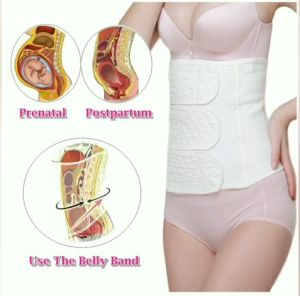 Maternal Cotton Postpartum Gauze Abdomen With Moon And Child Corset | Bengkung Bersalin Moden