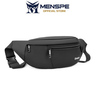 MENSPE Fashion Chest Bag Waist Bag Men’s Sports Waist Belts Bag Cross Body Bag Lightweight Waterproof Fitness Bag Money Phone Waist Fanny Pack Jogging Belt Fanny Pack for Workouts Sports Outdoor