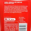 Shell Rimula R2 SAE-40/ S40 1 Liter (Oli Mesin Diesel Heavy Duty). 