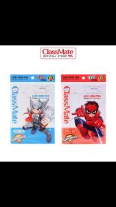 Giấy kiểm tra Classmate - 4 ô ly - Học Sinh Cấp 1 - Siêu Nhân TP01-SK / Công Chúa TP01- PR