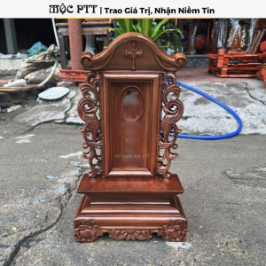 Bài Vị Công Giáo mẫu Cây Thánh Giá gỗ Hương Ta kích thước Cao 41 x 20 sâu 10 và 48 x 23 sâu 10 cm