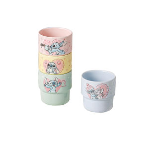 JOJO LIFE | Lilo & Stitch Polka Dot Stacking Cup High-temperature Firing