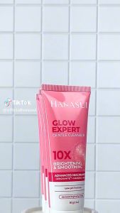 HANASUI GLOW EXPERT GENTLE CLEANSER 60GR I GENTEL GEL I Sabun Cuci Muka Foam Cerah & Kurangi Kusam Lembut Tidak Ketarik