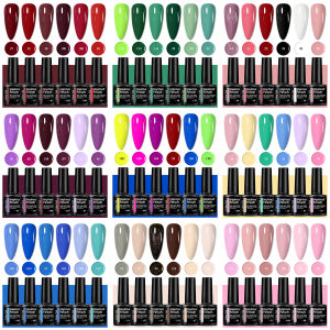 Bộ 6 Màu Sơn Gel LED 7ml Lâu Trôi Có Thể Giặt Dùng Được Quanh Năm Tự Làm Tại Nhà & Tại Salon Tương Thích Với Acrylate Copolymer