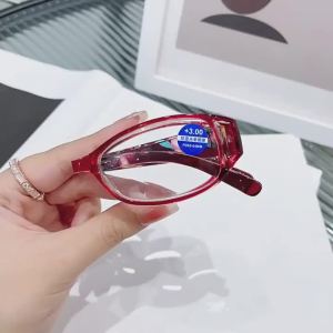 3PCS Foldable Reading Glasses for Women Anti-Blue Light Eyeglasses Men Portable Magnifier Eyewear +100 ~ +400