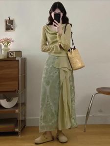 RELNLEX | Bộ Trang Phục Cỡ Lớn Phong Cách Retro Zen