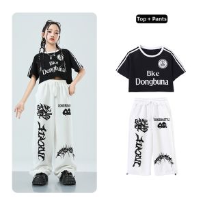 XINGYULI | Hiphop Performance Dance Outfit Crop Top