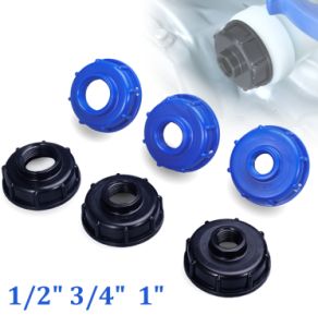 อุปกรณ์วาล์วเปลี่ยนสำหรับที่ต่อน้ำสวนในบ้านขนาด1/2นิ้ว3/4นิ้ว1นิ้วตัวเชื่อมท่อประปาอะแดปเตอร์ถังไอบีซีใหม่