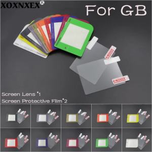 Vỏ Bảo Vệ Màn Hình Nhiều Màu Sắc Cho Bảng Điều Khiển GB DMG-01 Với 2 Miếng Phim Bảo Vệ Màn Hình - Bộ Phận Sửa Chữa Thay Thế Bảng Điều Khiển Màn Hình