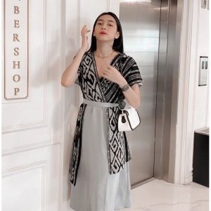 BAJU COUPEL TENUN-DRESS ANDIN-COUPLE KONDANGAN-COUPLE TERBARU 2022