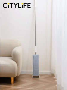 🔥NEW🔥Citylife Lazy Mop Set Hand Free Mop Floor Cleaner Flat Wet Dry Mop 360 Swivel Microfiber Cleaning Tool