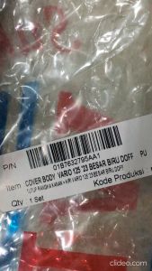 Cover Kaver Tutup Body Bodi VARIO 125 K2V SEPTEMBER 2022 2023 2024 MERK WIN