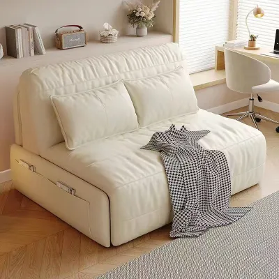 AYIJIE | Intelligent Electric Genuine Leather Sofa Bed Multifunctional
