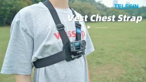 TELESIN Vest Chest Strap Mount for GoPro Insta360 DJI Action Camera