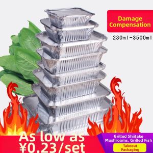 ZHENTAIYUAN | Rectangular Disposable Aluminum Foil Bowl With Lid