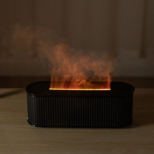 2026 New Flame Aroma Humidifier 7 Color Night Light 3 Timers 300ml Fine Mist Quiet Essential Oil Diffuser for Home Office