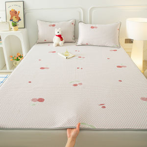 KAMONI | Cooling Air Conditioning Soft Bed Sheet Summer Dormitory Ice Silk Mat Set