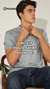 Organic Mens Drifit Polo Shirt  for Men Airism Active Wear Quick Dry Sports polo for men formal casual uniform 2026 Color of the Year