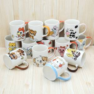 แก้วมัค เซรามิค แก้วน้ำ ลายการ์ตูน 325 ml. 13 ลาย