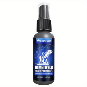 สารล่อปลาไดเมทิลเบต สารเพิ่มประสิทธิภาพการดักจับปลา สเปรย์เพิ่มประสิทธิภาพการดักจับปลา ใช้ได้ทั้งน้ำจืด/น้ำเค็ม สารล่อปลาสีฟ้าสำหรับนักตกปลาทุกคน 50 มล.