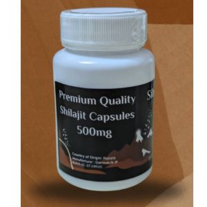 Premium Shilajit Capsules 500mg 88% Fulvic Acid 8% Humic Acid