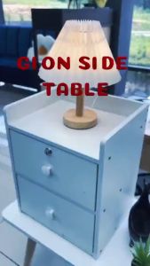 F&F:GION Side table with drawer/bedside table/side table/small table/meja tepi katil/meja kecik