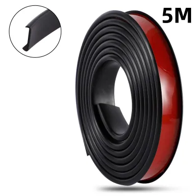 5M U-shaped Edge Banding Self-Adhesive Edge Banding Tape TPE Rubber Wood Board Chair Table Protector Cover Furniture Decoration