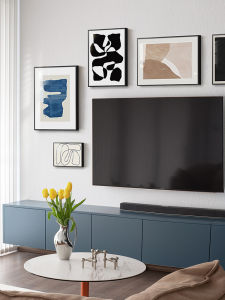 YASISHA | Artistic TV Wall Decor Minimalist Abstract Wall Art