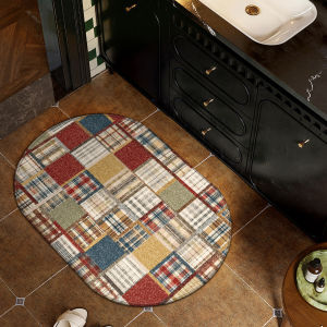 OULAISEN | Water Absorbent Dirty-Resistant Quick Drying Anti-Slip Bathroom Foot Mat